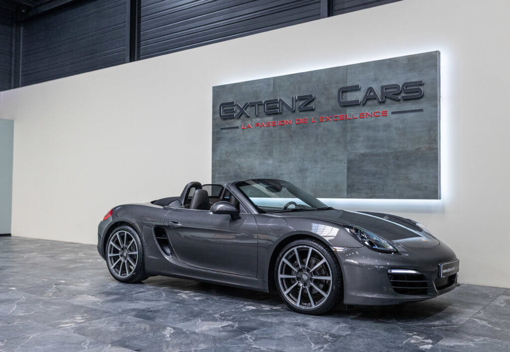 Boxster 981 Gris 3-4 decapot