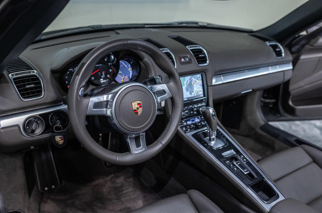 Boxster 981 Gris Interieur 13