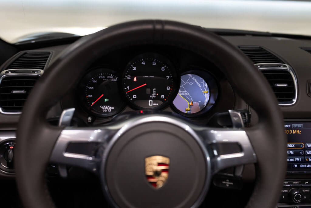 Boxster 981 Gris Interieur 38