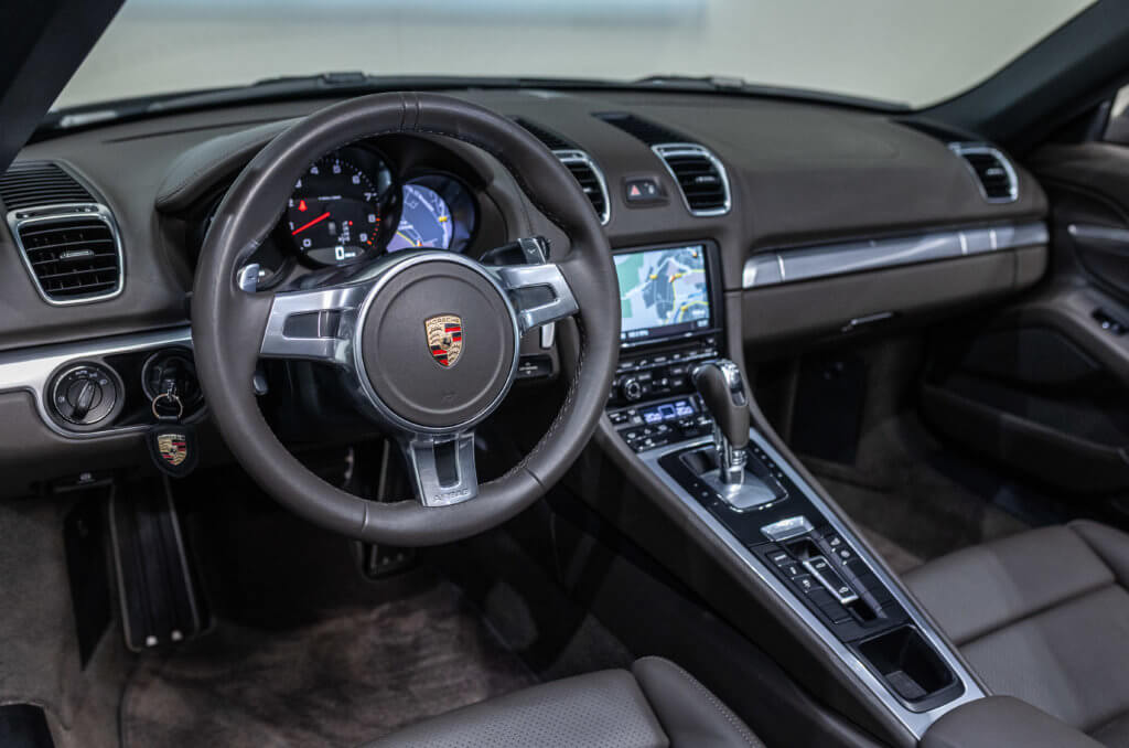 Boxster 981 Gris Interieur 4