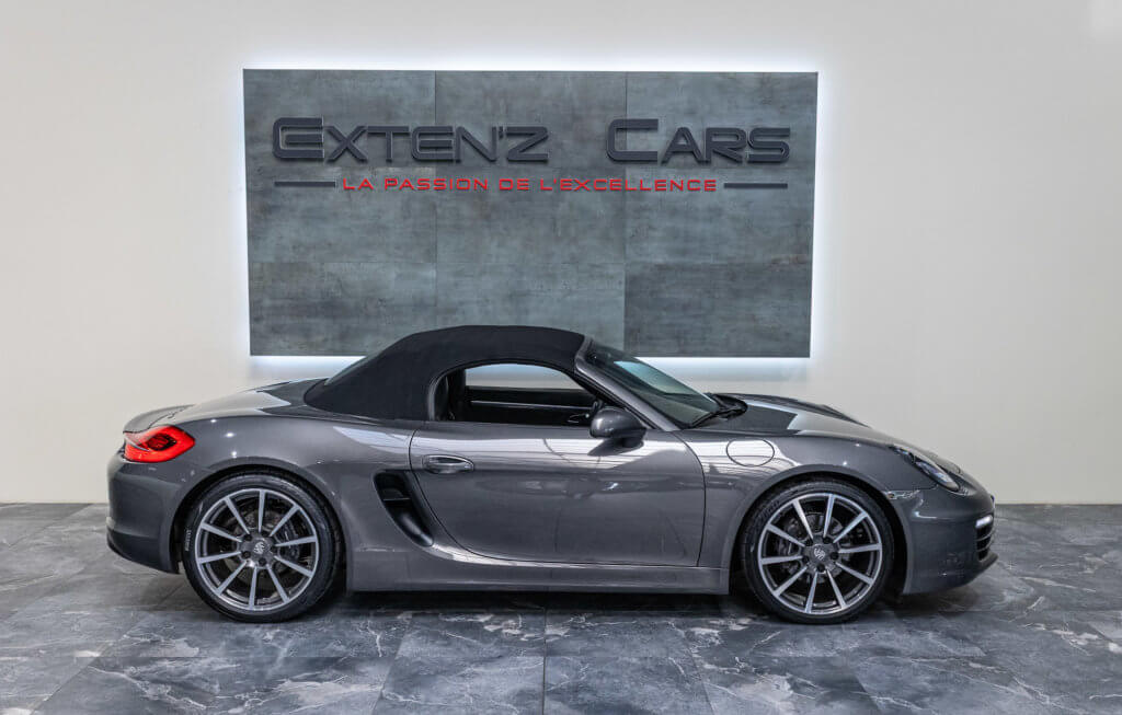 Boxster 981 Gris lateral capot