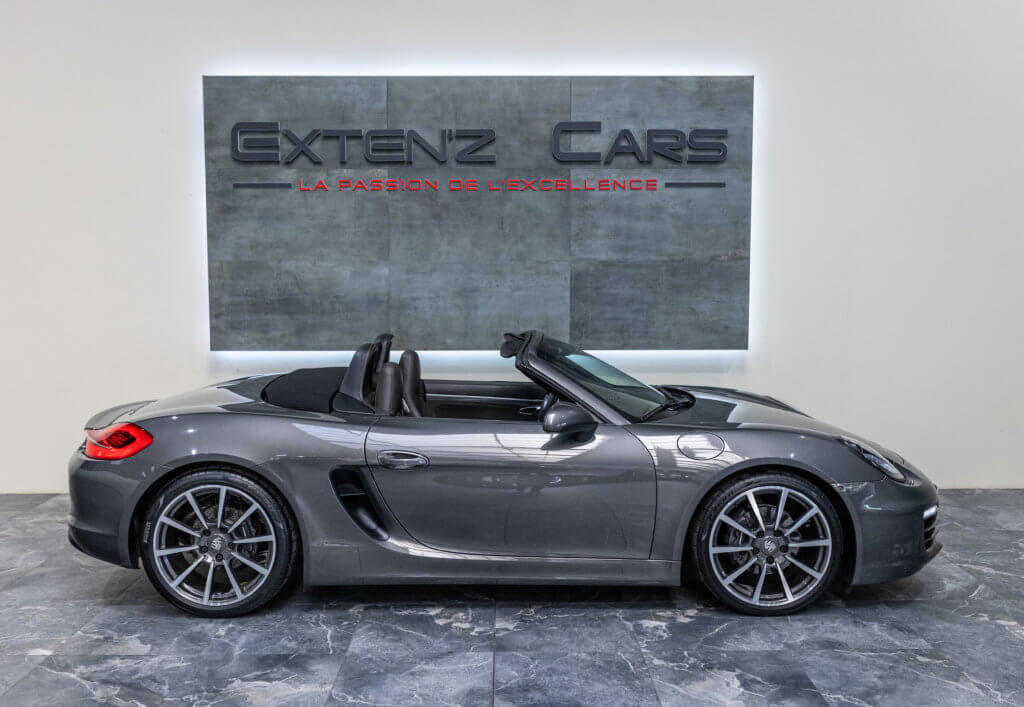 Boxster 981 Gris lateral decapot