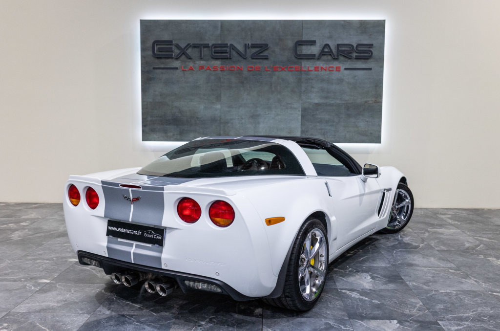Corvette C6 Grand Sport Blanche 3-4 ar d