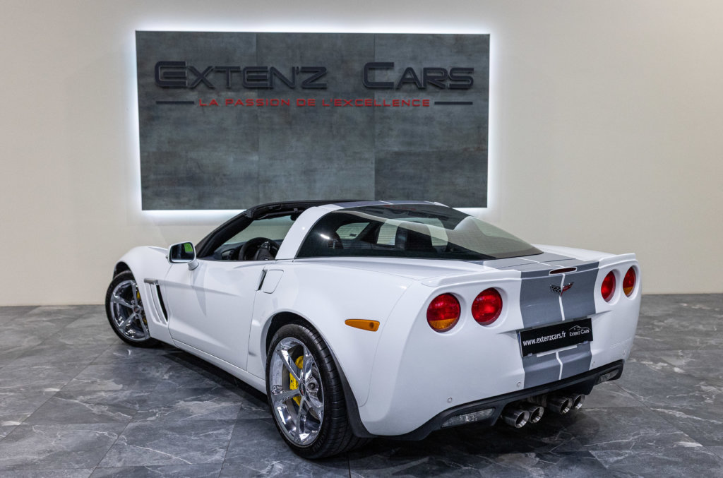 Corvette C6 Grand Sport Blanche 3-4 ar g