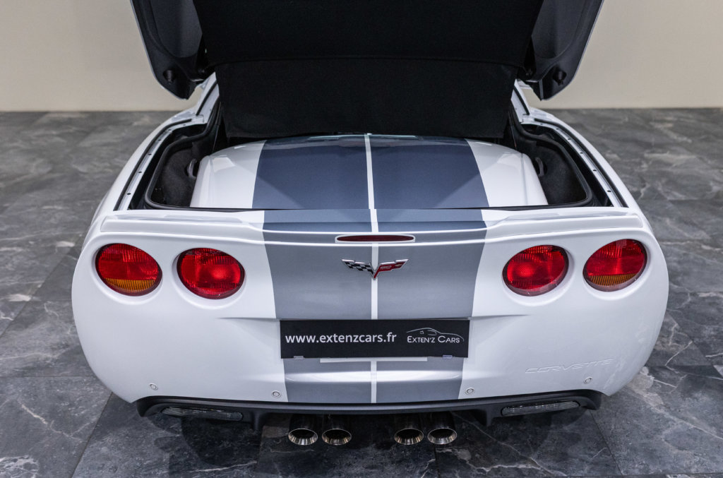 Corvette C6 Grand Sport Blanche Coffre