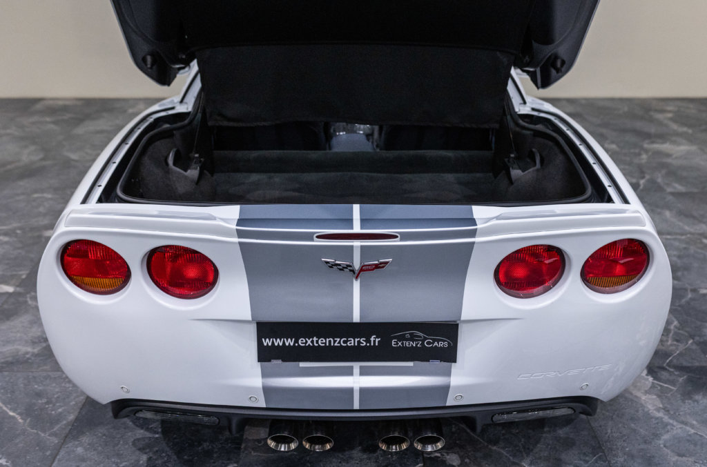 Corvette C6 Grand Sport Blanche Coffre 2