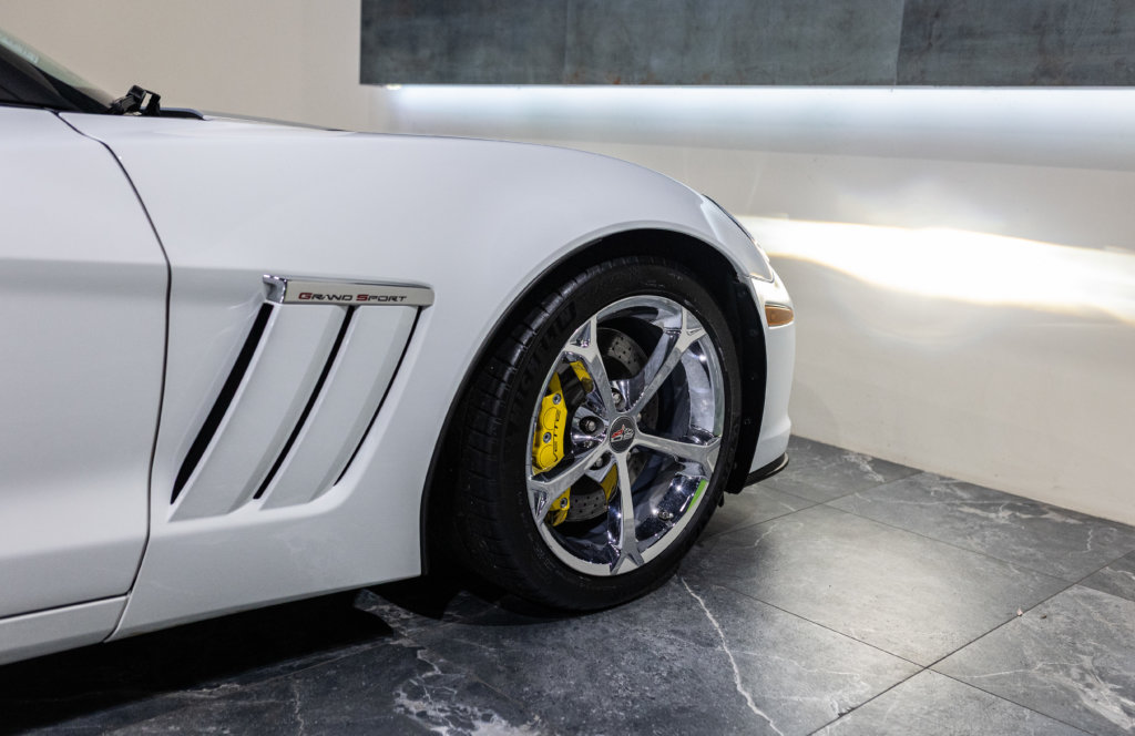 Corvette C6 Grand Sport Blanche Interieur 12
