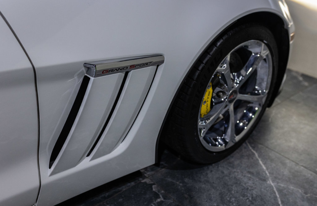 Corvette C6 Grand Sport Blanche Interieur 13