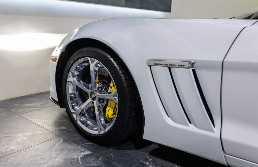 Corvette C6 Grand Sport Blanche Interieur 14