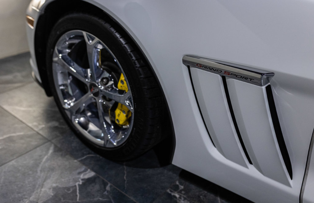 Corvette C6 Grand Sport Blanche Interieur 15