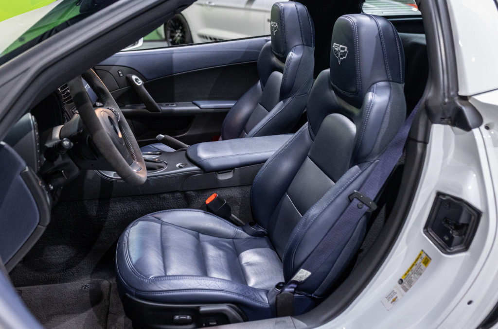 Corvette C6 Grand Sport Blanche Interieur 2