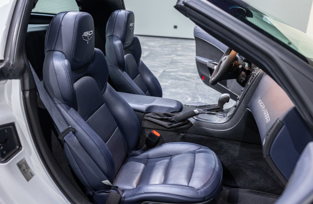 Corvette C6 Grand Sport Blanche Interieur 21