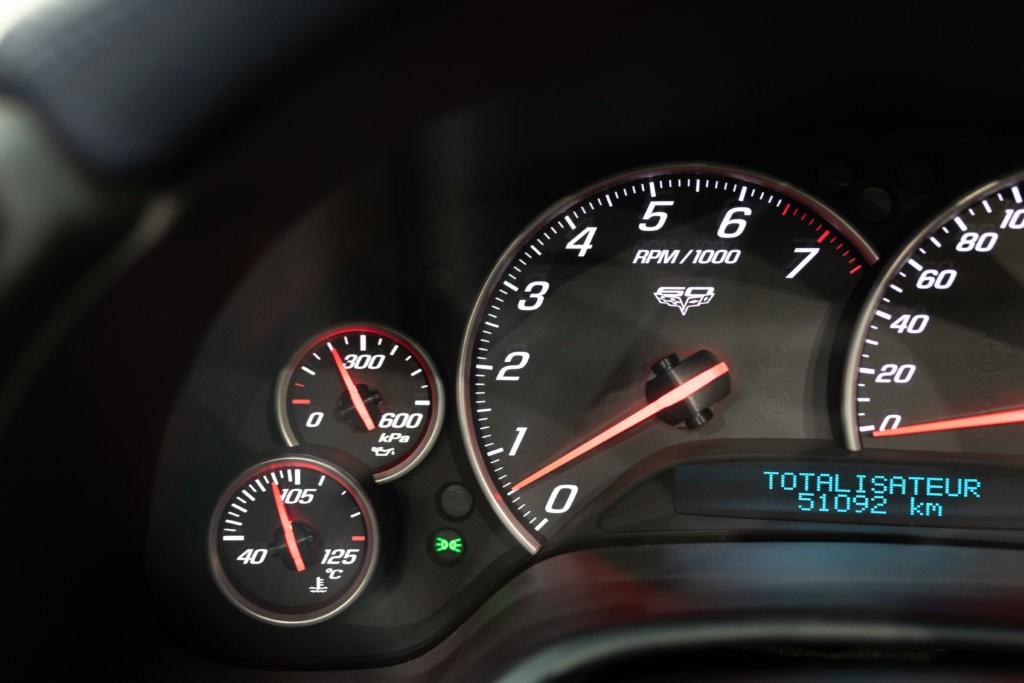 Corvette C6 Grand Sport Blanche Interieur 26