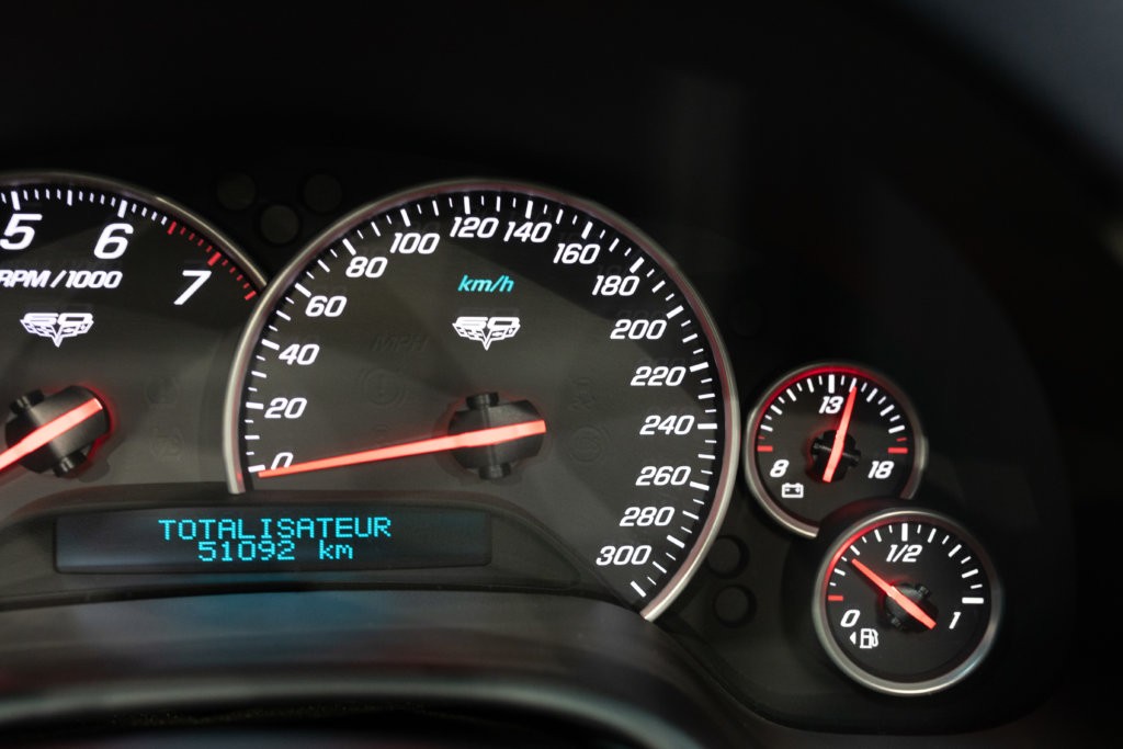 Corvette C6 Grand Sport Blanche Interieur 27