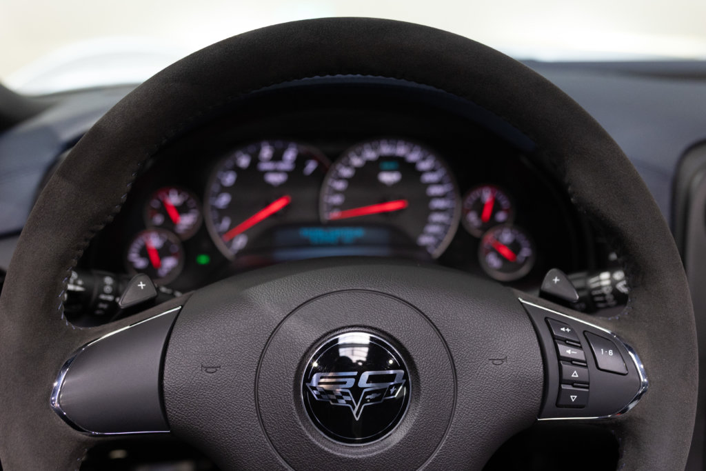 Corvette C6 Grand Sport Blanche Interieur 40