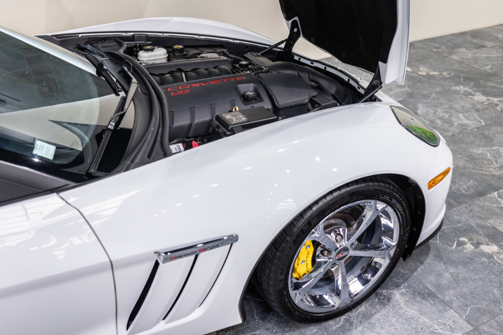 Corvette C6 Grand Sport Blanche Moteur