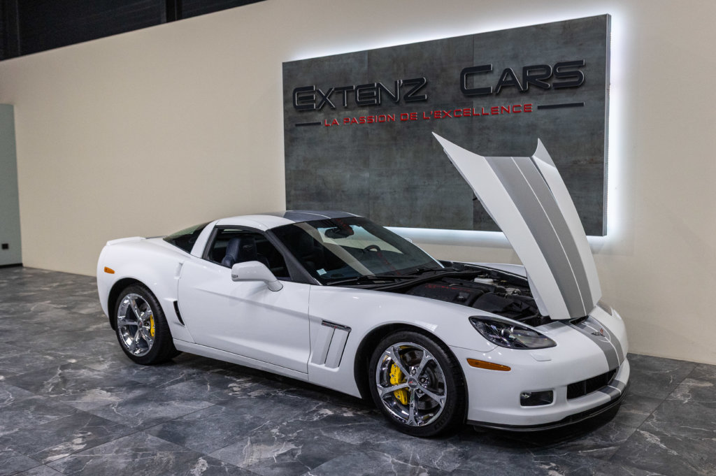 Corvette C6 Grand Sport Blanche Moteur 4
