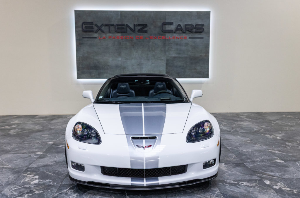 Corvette C6 Grand Sport Blanche face