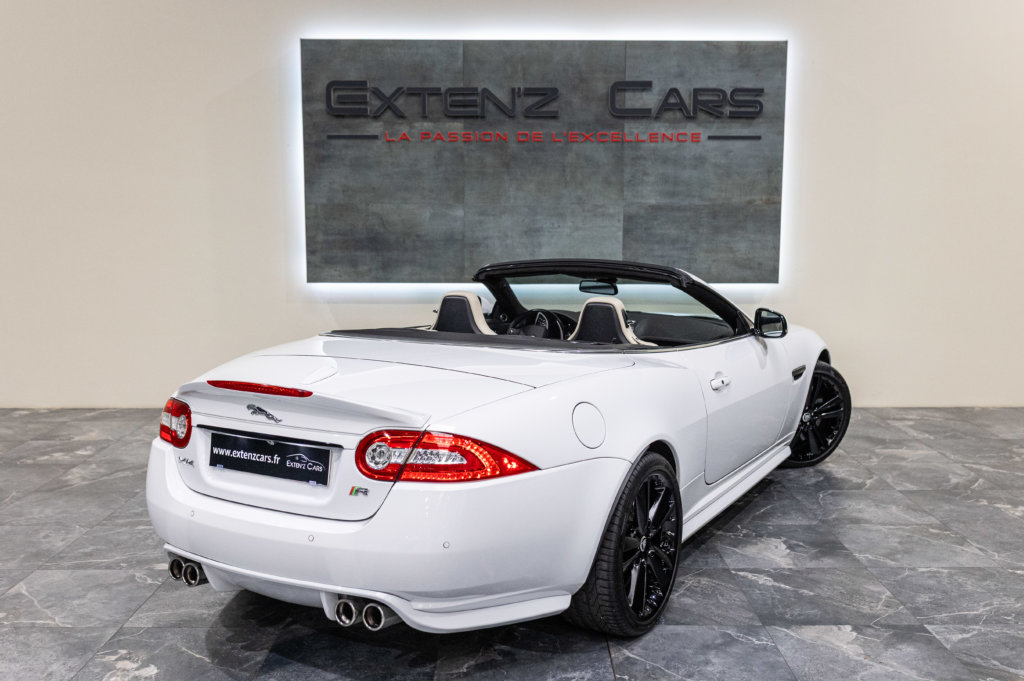 Jaguar XKR Cab Blanc 3-4 ar d