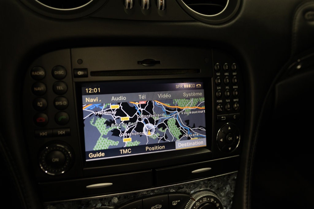 SL 350 gris Argent Interieur 33