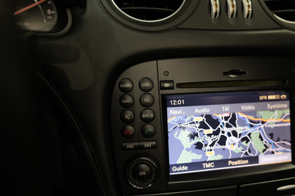 SL 350 gris Argent Interieur 34