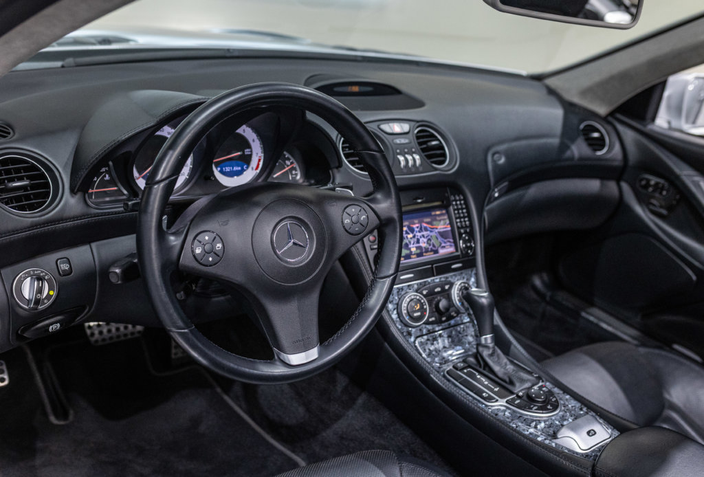 SL 350 gris Argent Interieur 8