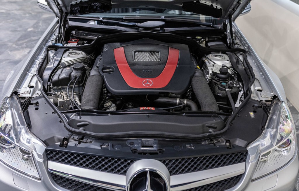 SL 350 gris Argent MOTEUR 2