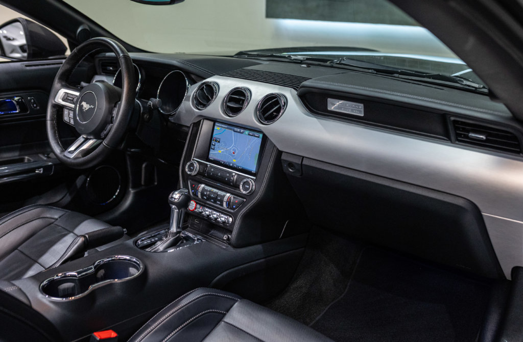 MUSTANG CAB GRISE MAGNETIC V8 SANS BANDES Interieur 10