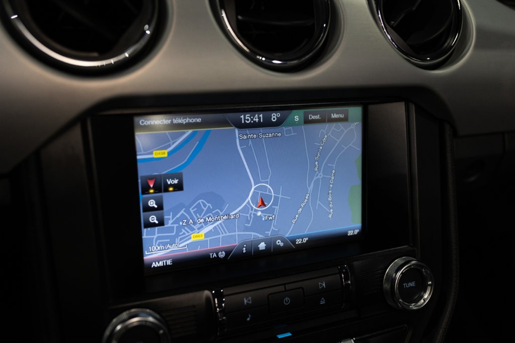 MUSTANG CAB GRISE MAGNETIC V8 SANS BANDES Interieur 28