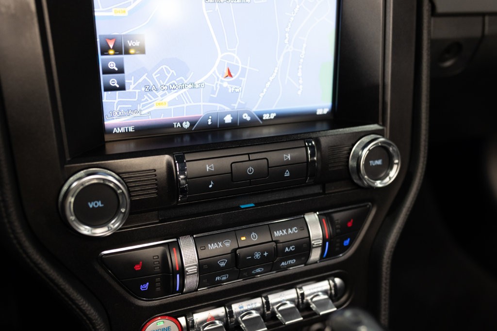 MUSTANG CAB GRISE MAGNETIC V8 SANS BANDES Interieur 29