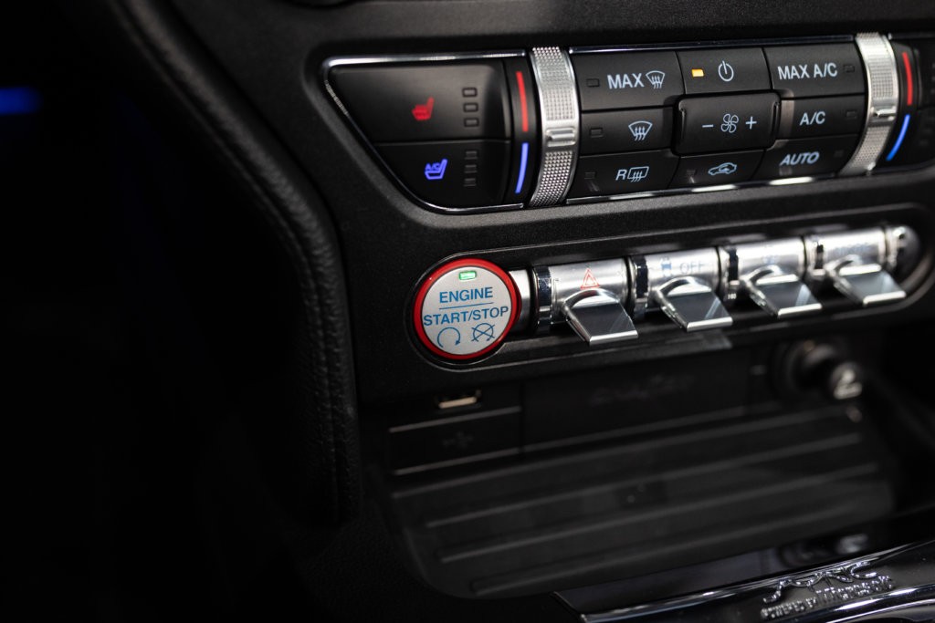 MUSTANG CAB GRISE MAGNETIC V8 SANS BANDES Interieur 32