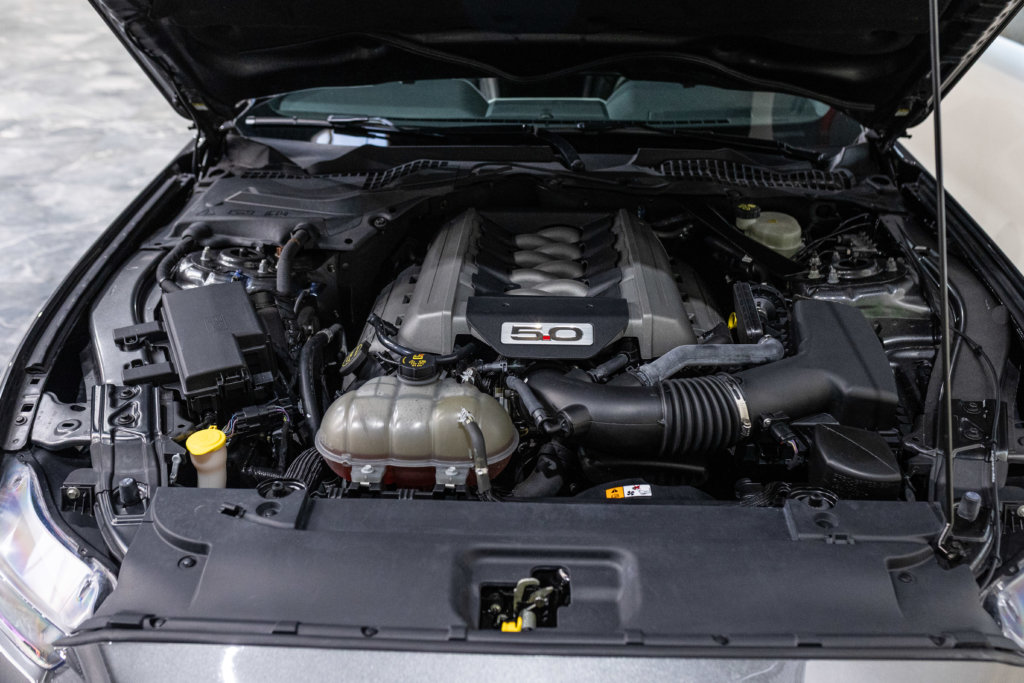 MUSTANG CAB GRISE MAGNETIC V8 SANS BANDES moteur 2