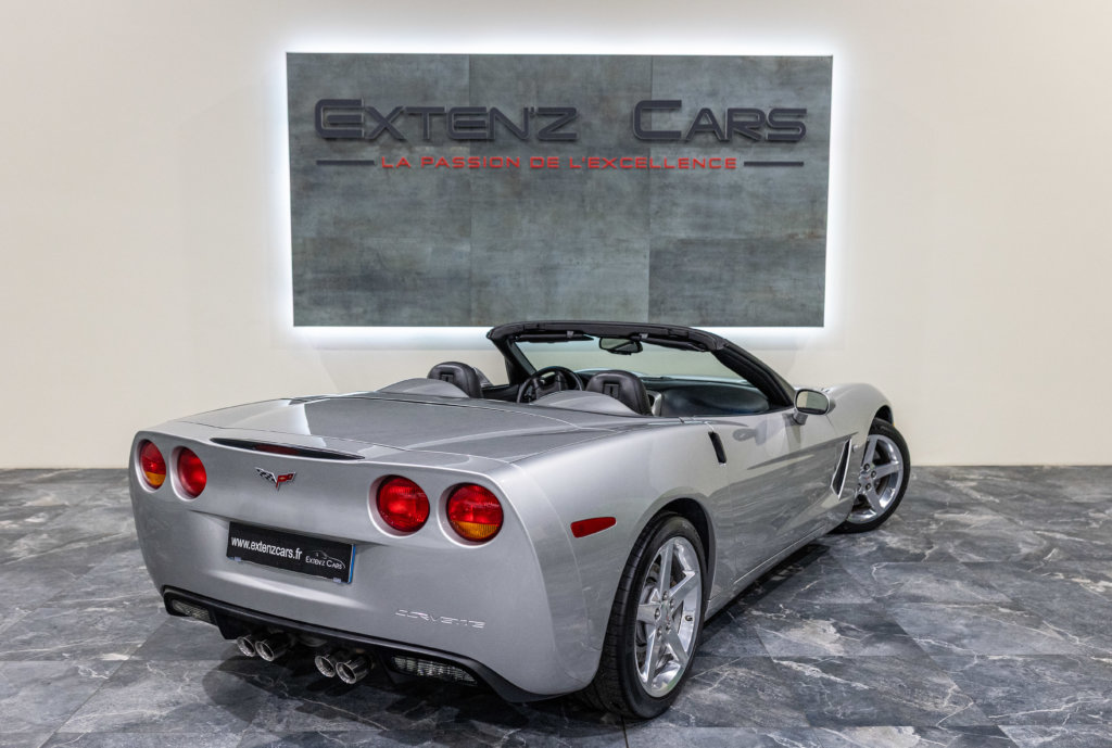 Corvette Cabriolet C6 Grise 3-4 ar d