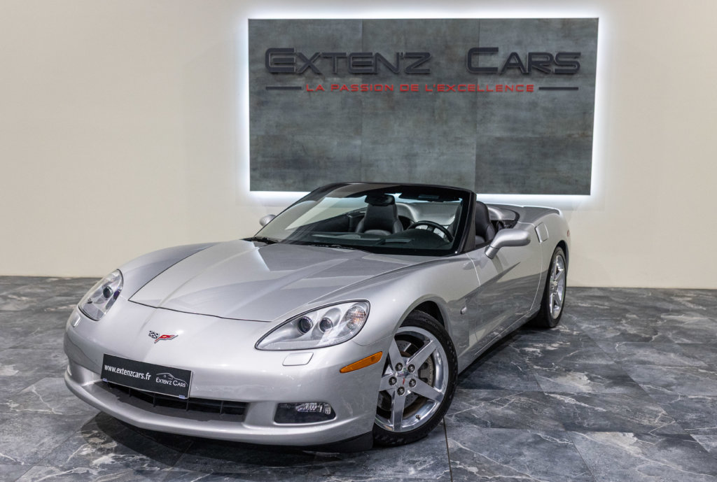 Corvette Cabriolet C6 Grise 3-4 av g