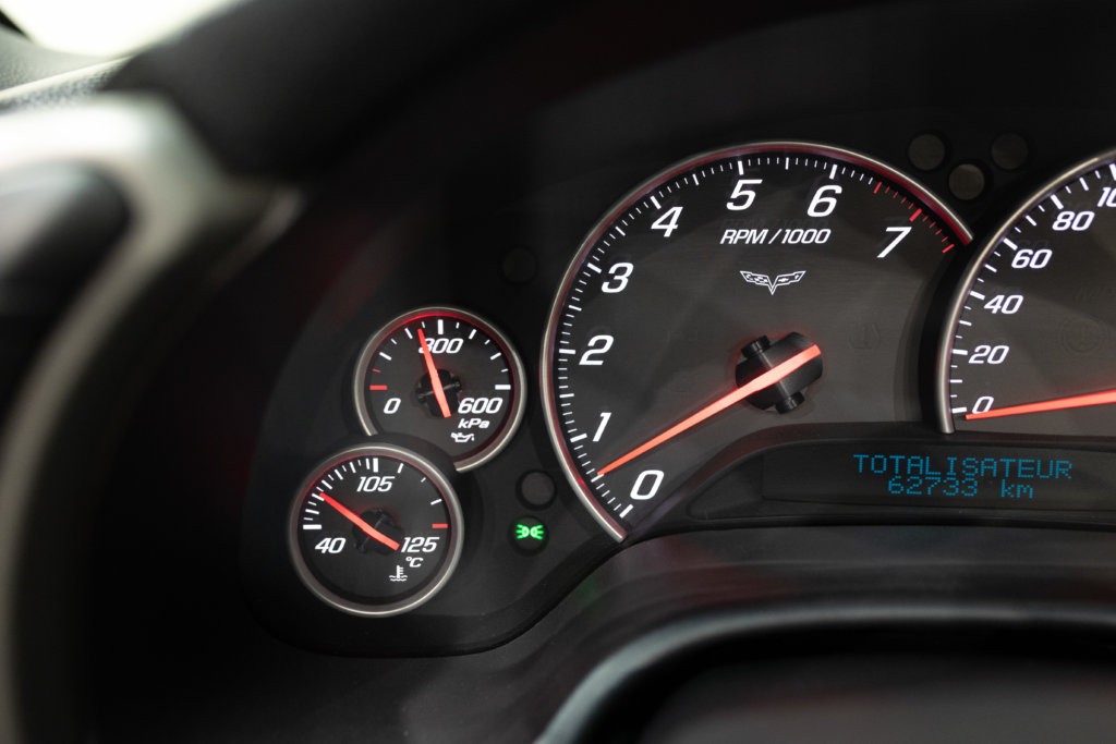 Corvette Cabriolet C6 Grise Interieur 25