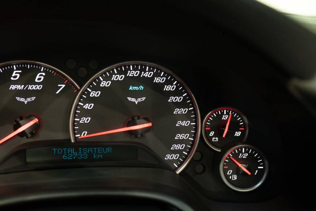 Corvette Cabriolet C6 Grise Interieur 26