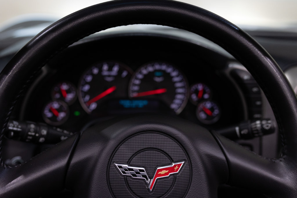 Corvette Cabriolet C6 Grise Interieur 46