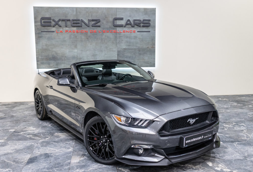 MUSTANG CAB GRISE MAGNETIC V8 SANS BANDES 3-4 av d
