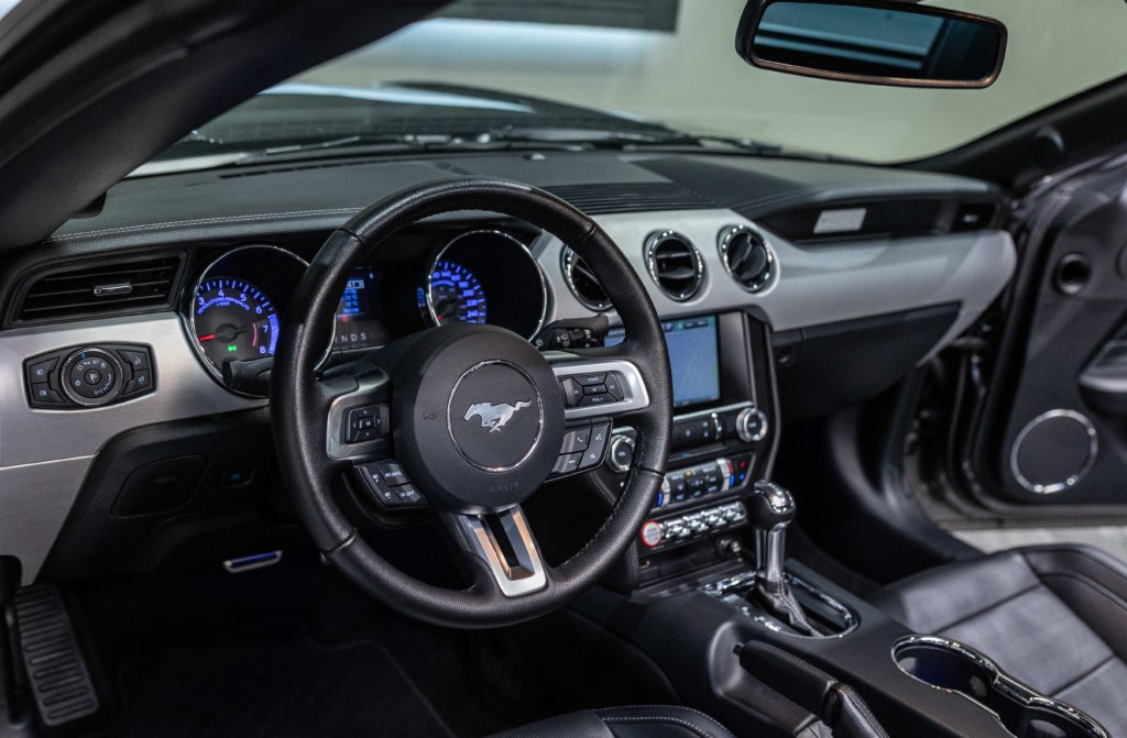 MUSTANG CAB GRISE MAGNETIC V8 SANS BANDES Interieur 15