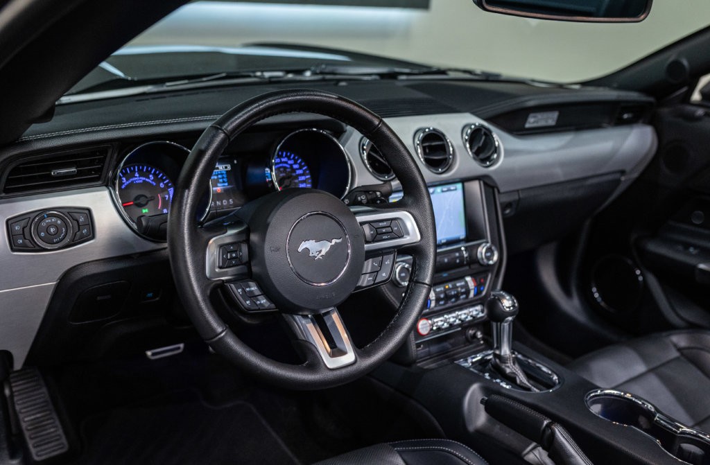 MUSTANG CAB GRISE MAGNETIC V8 SANS BANDES Interieur 6