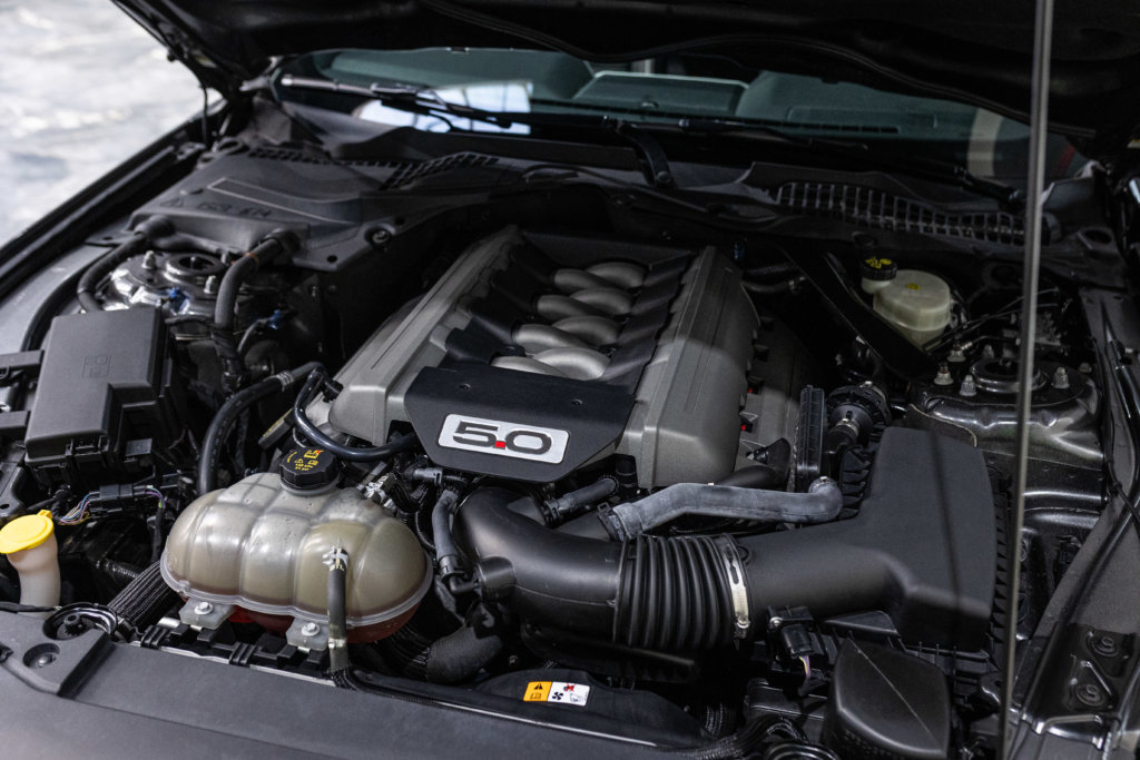 MUSTANG CAB GRISE MAGNETIC V8 SANS BANDES moteur 3