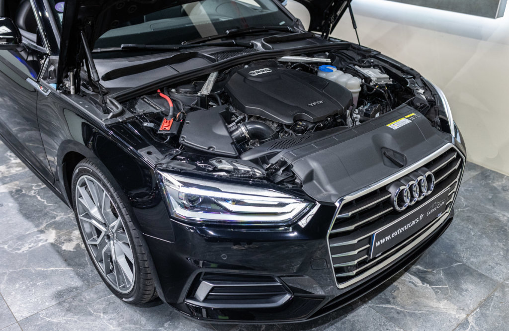 Audi A5 Noir Bullent moteur