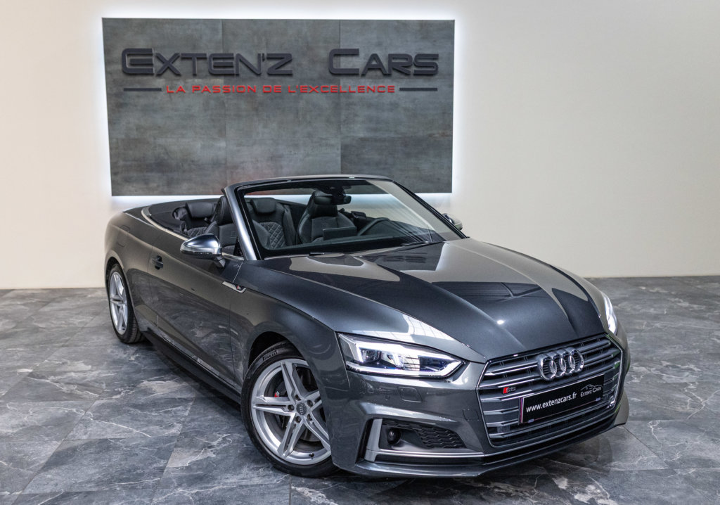 Audi S5 Cab Gris 3-4 av d