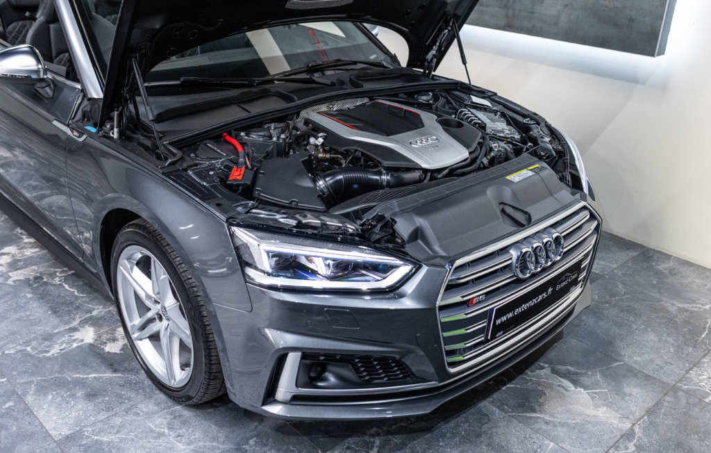 Audi S5 Cab Gris Moteur