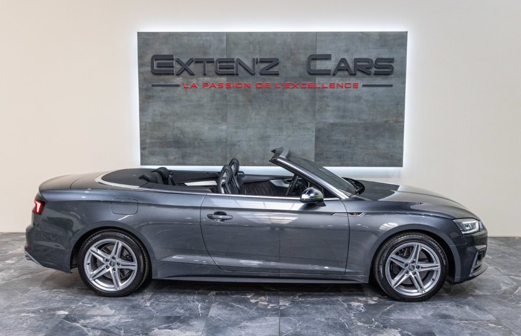 Audi S5 Cab Gris lateral decapot