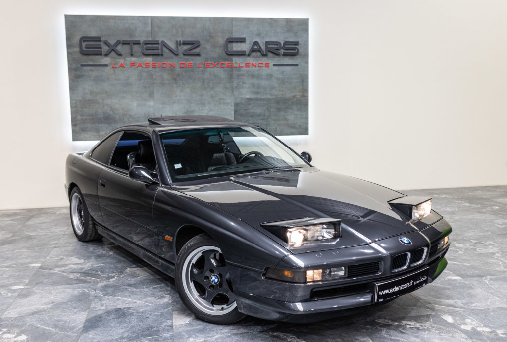 BMW 850i Grise 3-4 av d