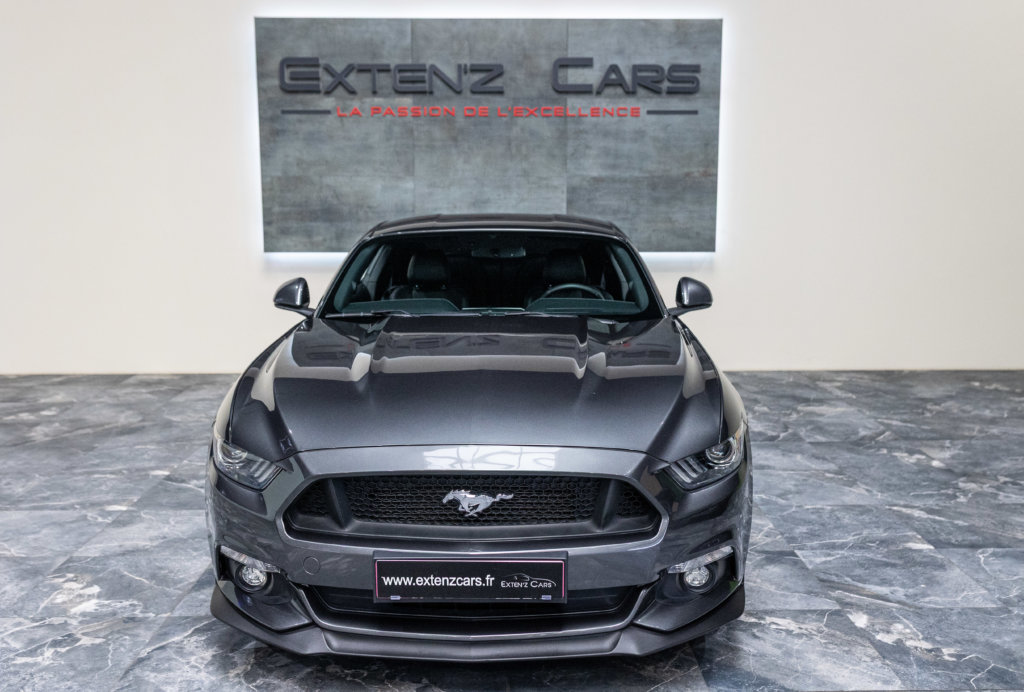 Mustang V8 Gris Magnetic Sync 2 Echapp BORLA face