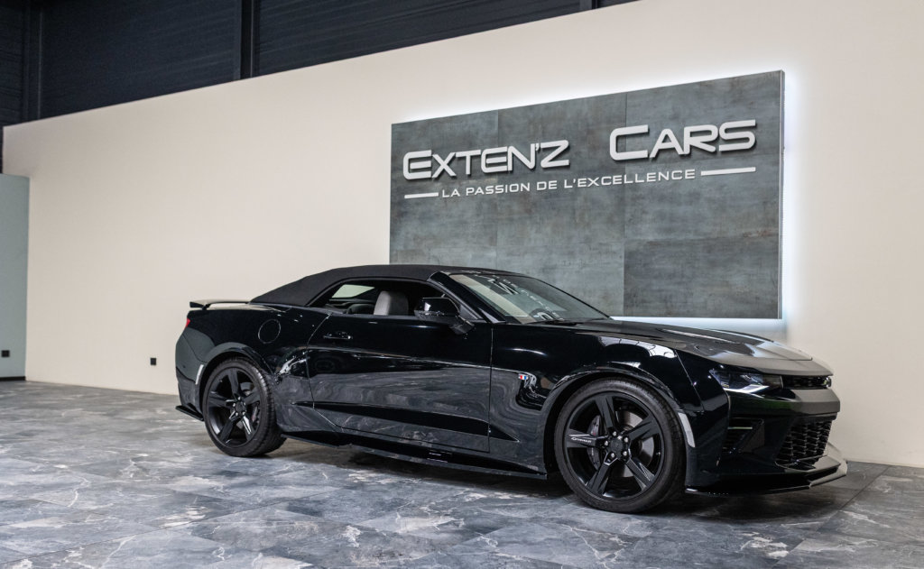 Camaro 6 Noir Cab Maxton 3-4 capot
