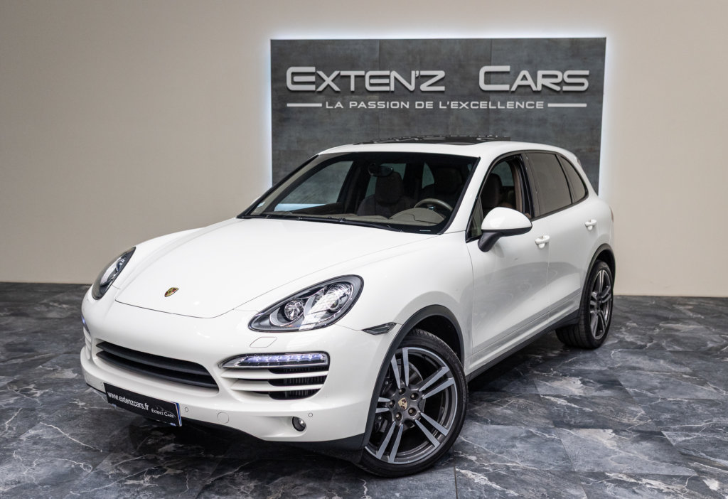Porsche Cayenne Diesel Blanc 3-4 av g