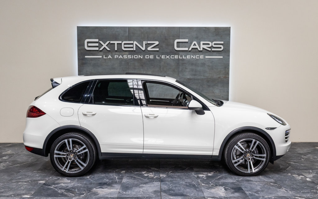 Porsche Cayenne Diesel Blanc lateral